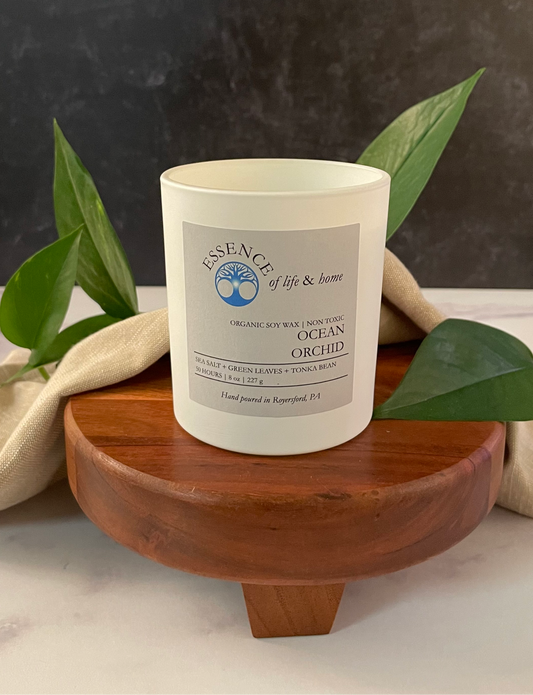 Ocean Orchid | 8oz Organic Candle