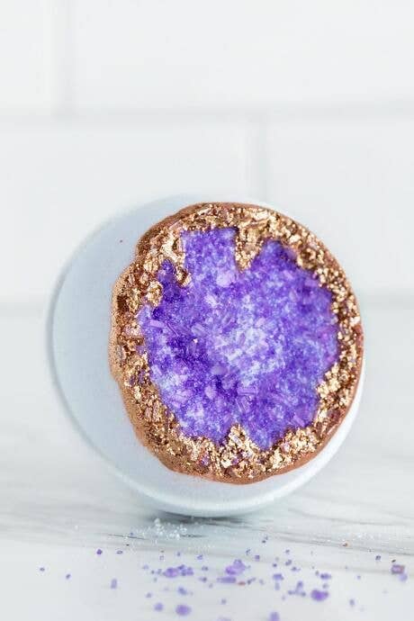 Amethyst Geode Bath Bomb *Larger 24oz Bath Bomb!